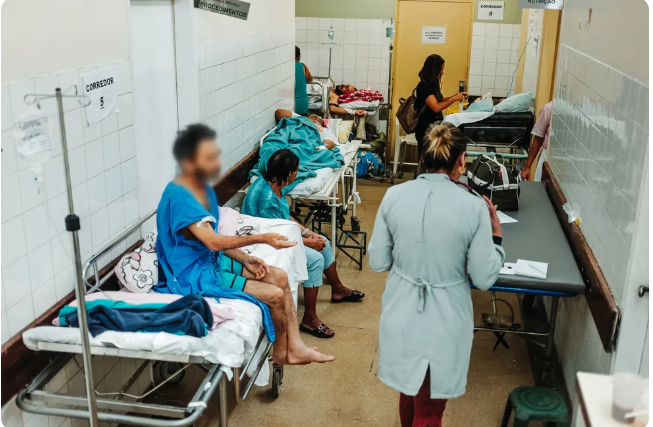 Hospital superlotado